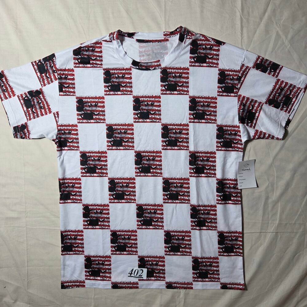 Diamond Supply Co x Disney x Keith Haring Checkered Shirt
